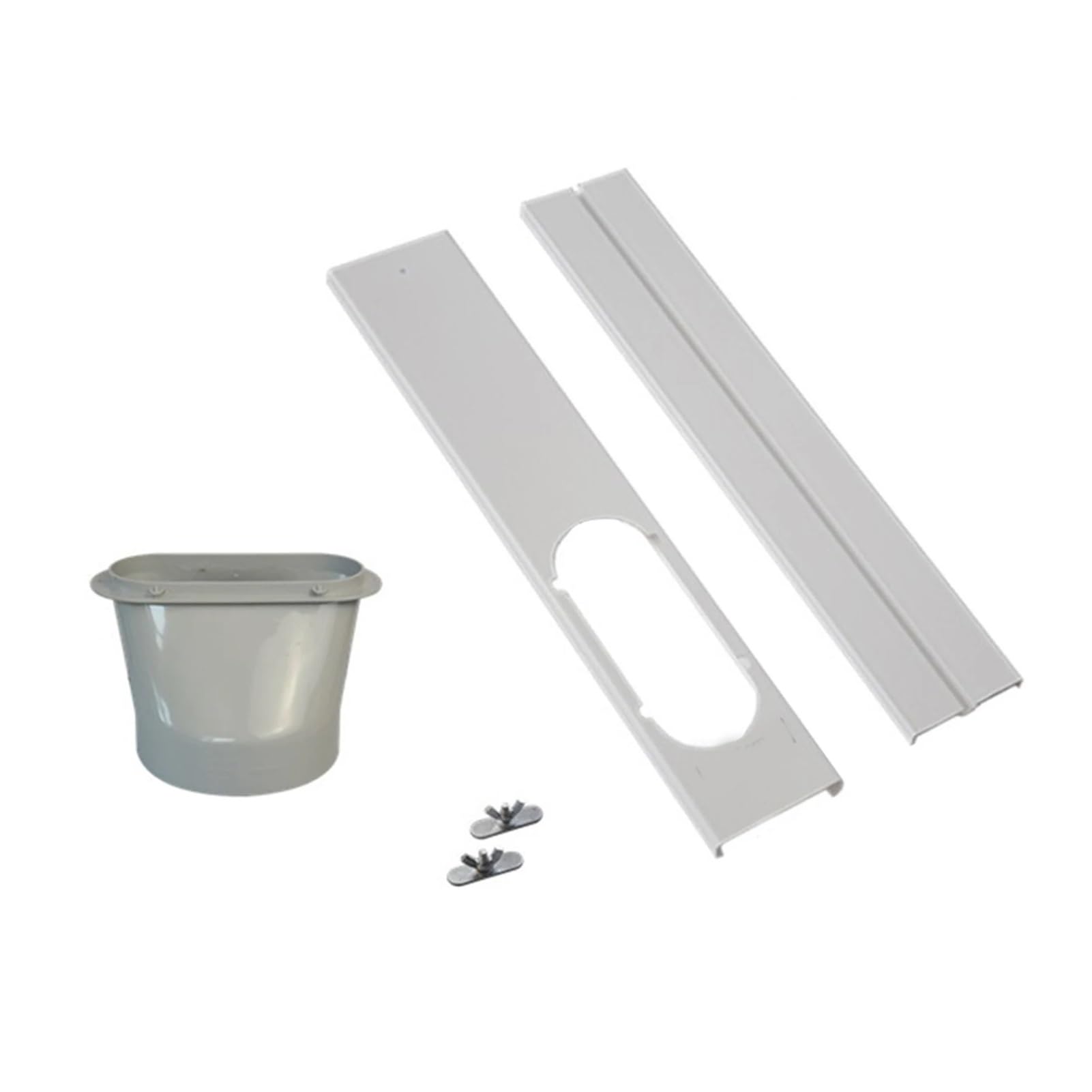 NTOLFCS 55cm Air Conditioner Window Kit 13-15cm Adjustable Window Seal Plate Set for Portable Air Conditioner(3pcs 13CM)(2pcs 15cm)