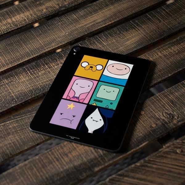 Skinit Decal Tablet skin compatible with iPad Pro 12.9in (2020) - Officially Licensed Adult Swim Adventure Time Character Tiles Design