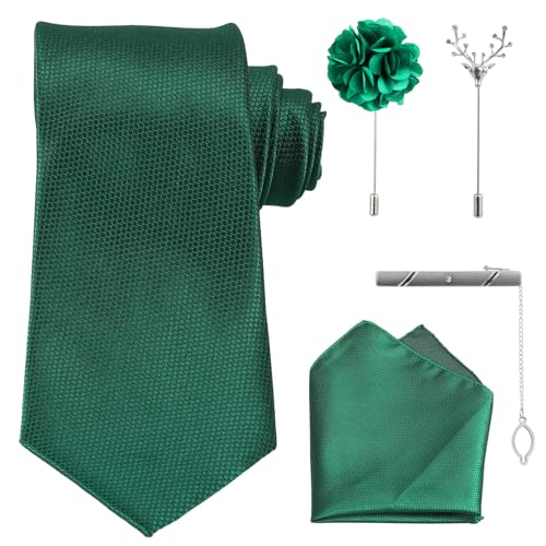Set de corbatas para hombre con accesorios formales miniatura 1