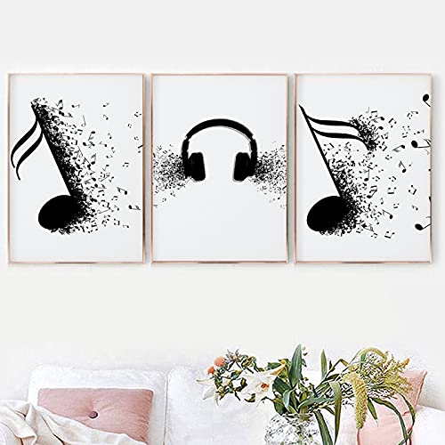Peinture abstraite musique sur toile design minimaliste de haute qualite pour grand salon