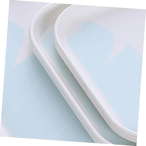 Miniatura 2 de Ciieeo Bandejas para Comida Plato de Frutas Bandeja de Snack Plato de Desayuno Vajilla Rectángulo Restaurante Servir Bandejas