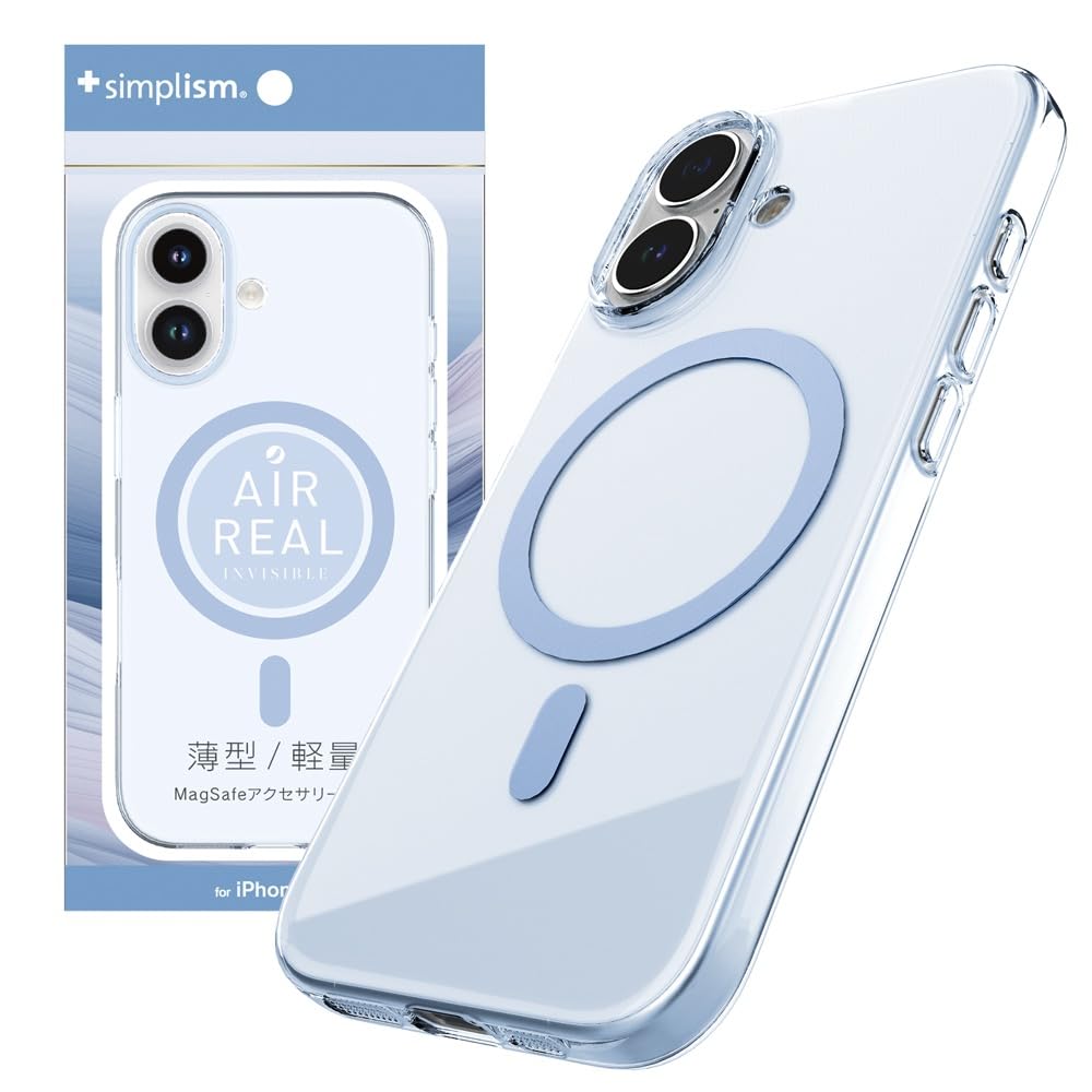 Amazon.co.jp: Simplism シンプリズム iPhone17用 [AIR-REAL INVISIBLE