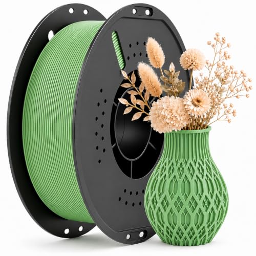 VEOEOV Matte PLA 3D Printer Filament 1.75 mm Green 1 kg