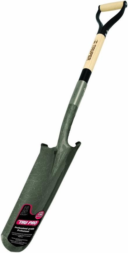 Truper 31253 Tru Pro 16-Inch Drain Spade with D-Handle