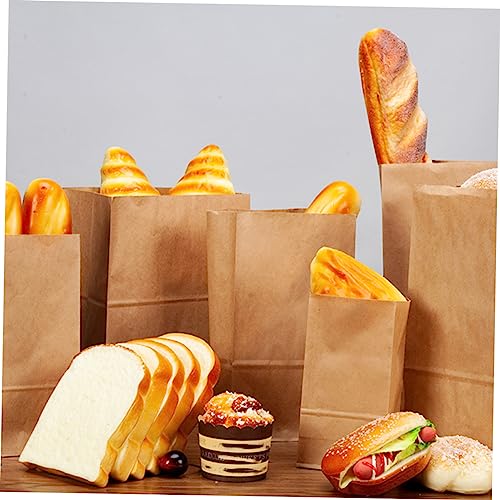 Bolsas de papel kraft Mikinona resistentes a la grasa para hamburguesas y sandwiches 8