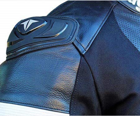 NEW BLACK MOTORCYCLE MATA BULWARK LEATHER JACKET CE APPROVED PROTECTION X-LARGE — view 4