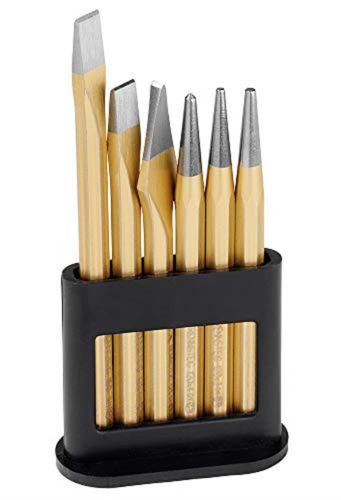Lot de burins 6 pièces indispensable pour vos travaux de rénovation maison