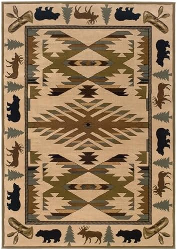 Oriental Weavers 1072A Area Rug, 6'7 x 9'6"