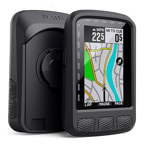 Housse Wahoo ELEMNT Roam V2 TUSITA silicone étui anti-rayure pour compteur de vélo