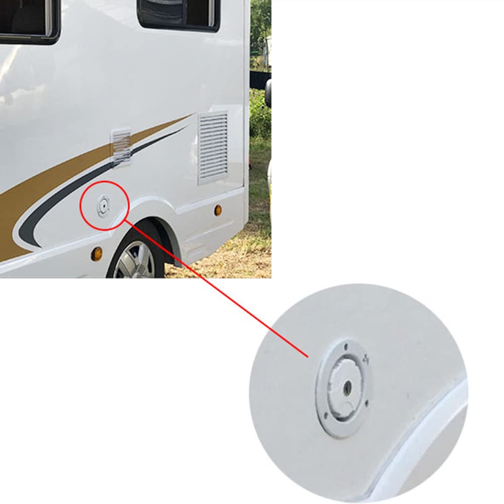Entrée D'eau Douce Pour Camping-car/remorque - Trappe De Remplissage étanche, Installation Facile, 7,7 Cm - 3