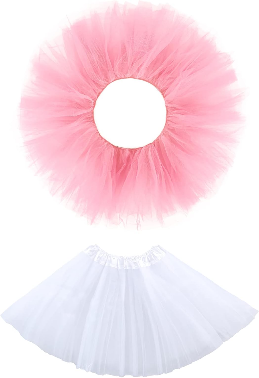 Jane Shine 5 Layers Adult Ballet Tutu Skirt and Baby Girl 3 Layers Tulle Tutu Dress