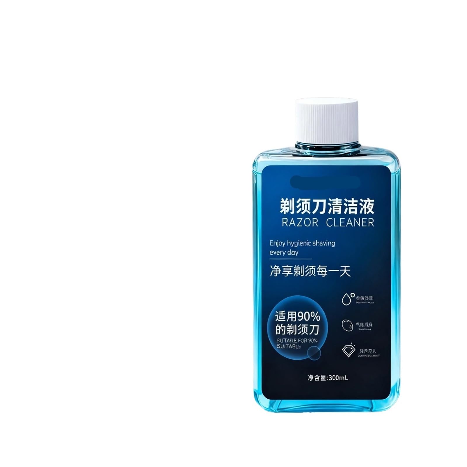 Compatible Con YUNCHi, Cartucho De Renovación Del Líquido De Limpieza De La Afeitadora, Limpieza De Gérmenes Del Cabezal De La Afeitadora, 300ML(Light Yellow)
