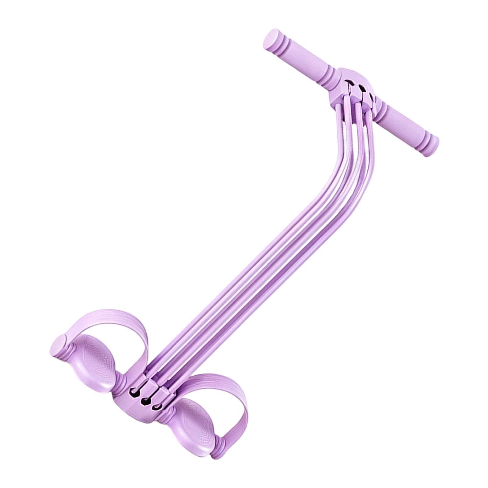 Fruusv Resistance Band Pedal Puller, Elastic Tension Rope 6 Tubes | Yoga Pedal Puller Stretching Band | for Legs, Arms, Body, Abs, Strength, Stretching, Fitness, Yoga,