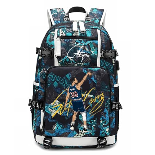 Ansigeren Dazzling Gold 30 Mochila criativa para jogadores de basquete para fãs de esportes, mochila de viagem para estudantes para homens e mulheres, 7, Large, Mochila de basquete
