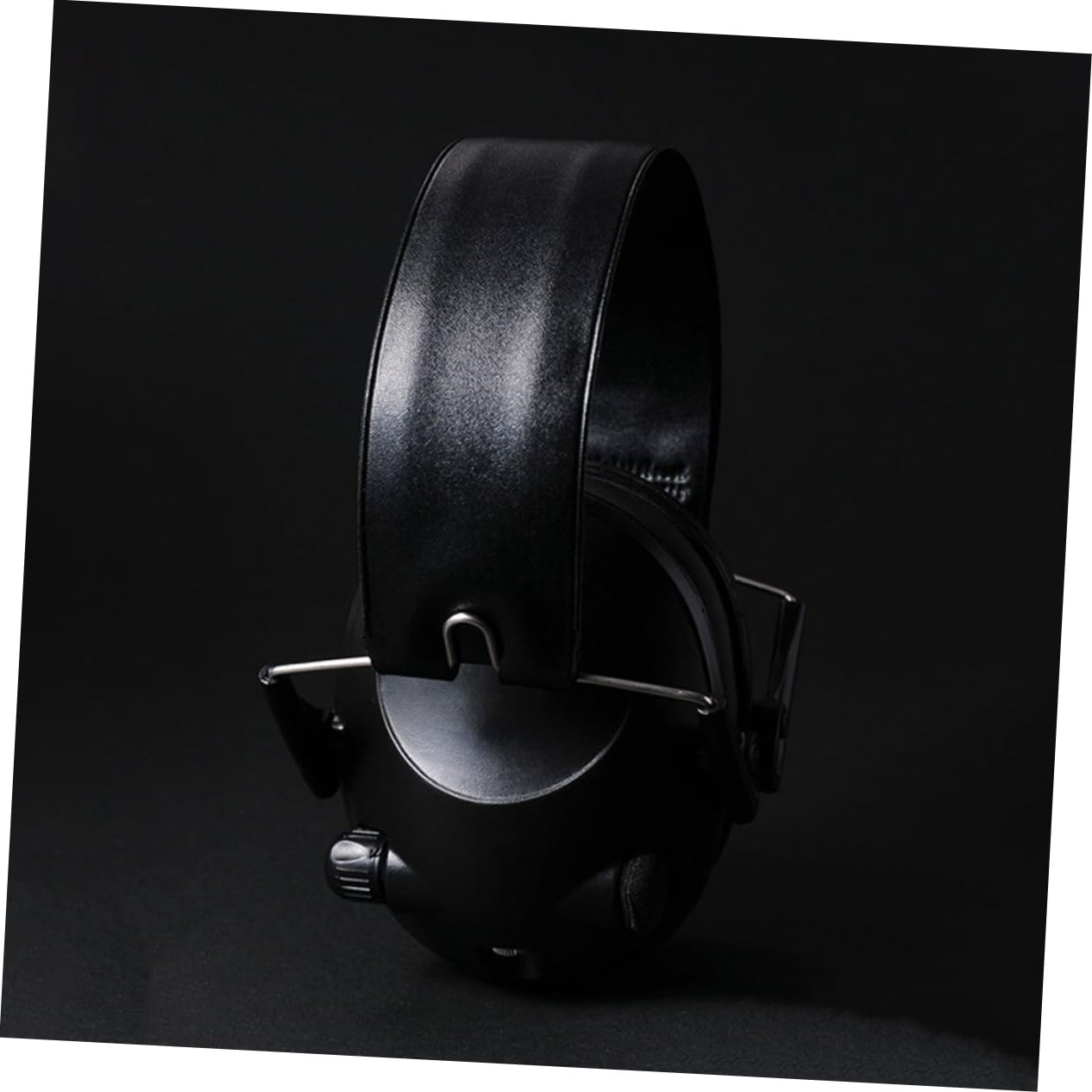 Orejeras Electrónicas Antiruido 21 Db Negras de Abs para Protección | Captación de Sonido, Uso en Tiro y Entorno Táctico, 1 Pieza, Diseño Inalámbrico Ajuste Cómodo