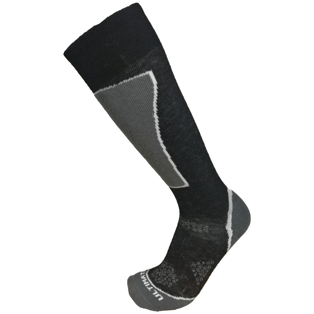 Merino Wool Ski Socks for Men - Ski Snowboard Socks Warm with Cushioning Support Perfect Stretch - Lightweight Charcoal Medium 6-8.5