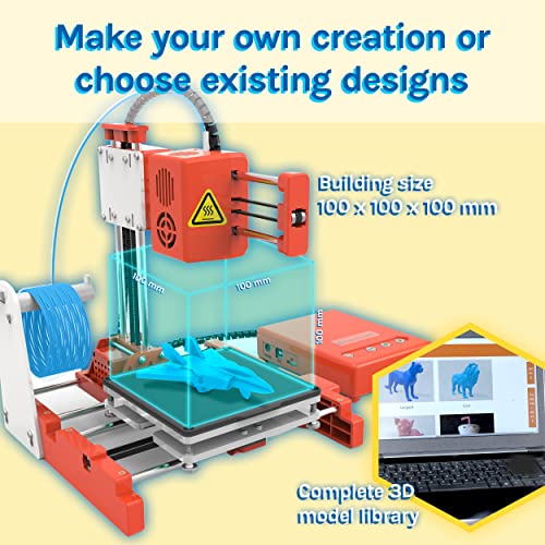 Impresora 3D de Alta Precisión con Filamento y Superficie Magnética | Ligera y Portátil | Ideal para Principiantes - Fernando Cortés Impresora 3D de Alta Precisión con Filamento y Superficie Magnética | Ligera y Portátil | Ideal para Principiantes - Fernando Cortés