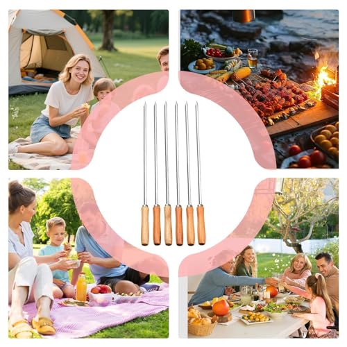 Picas para asar resistentes que evitan que la comida se caiga en la barbacoa 5