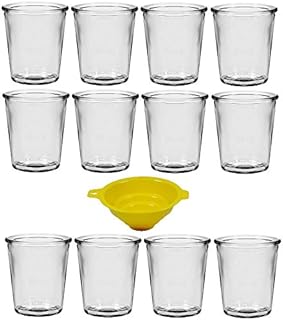 12 małych słoików deserowych / szklanek 65 ml do Amuse Bouche, gueule, deserów, przekąsek itp. W zestawie lejek do napełniania