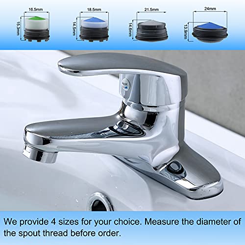 12 Pcs Cache Aerator, 5 Sizes Faucet Aerator Key Removal Wrench, Replacement Cache Aerator For Sink M16.5 18.5 21.5 24 Mm Tap Aerators Flow Restrictor #TOP4