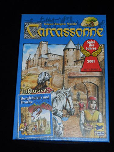 Preisvergleich Produktbild Carcassonne Grundspiel incl. Erweiterung - Burgfräulein und Drache