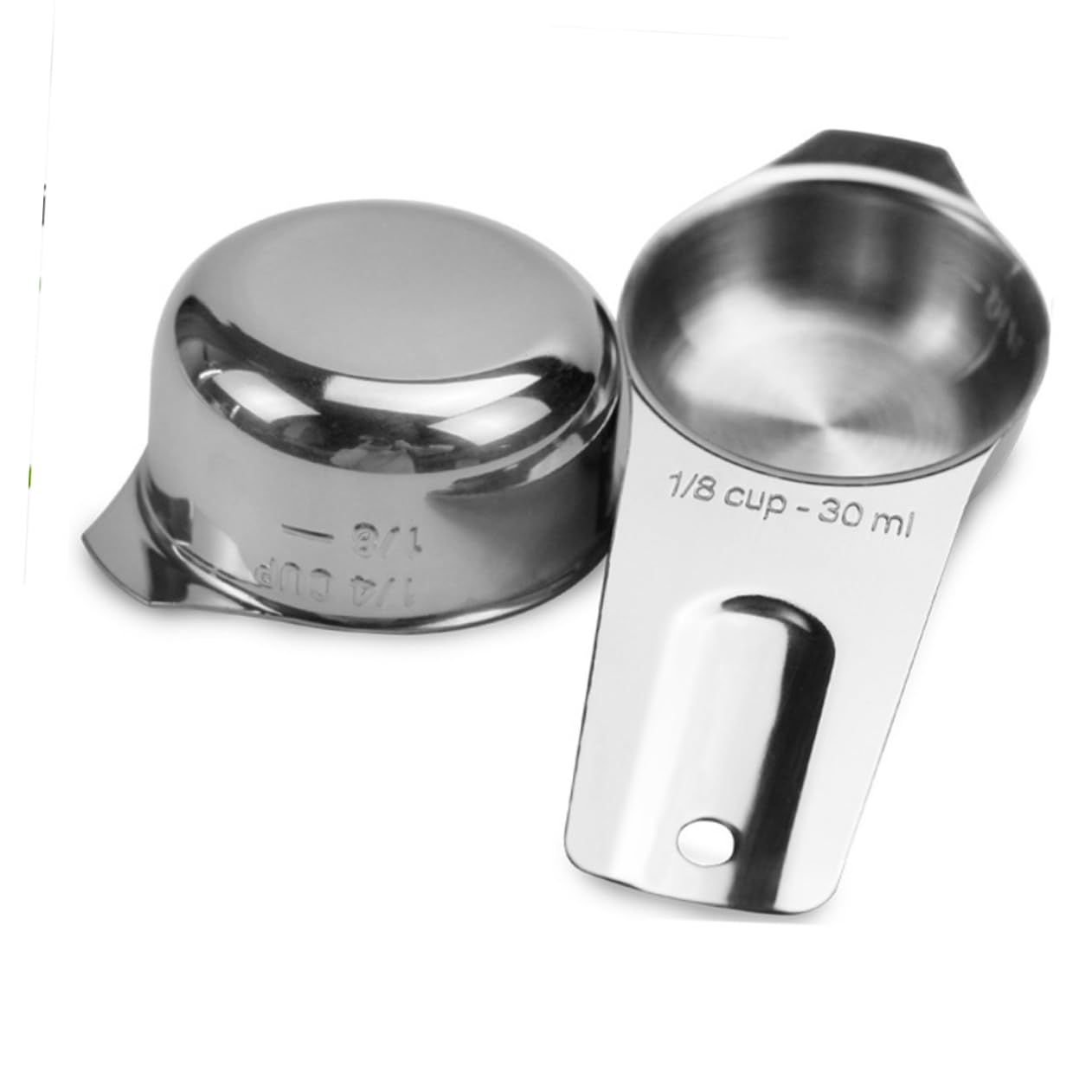 Juego De 7 Tazas Medidoras Para Hornear Utensilios De Cocina Acero Plateado