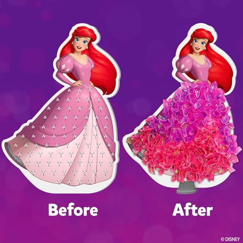 Image of Skillmatics Poke-In Art - Disney Princesses, Dirt-Free Fun for Kids, DIY Sewing Craft Kits, Creative Christmas Gifts for Girls Aged 4, 5, 6, 7, 8, 9 Years, Includes Cinderella