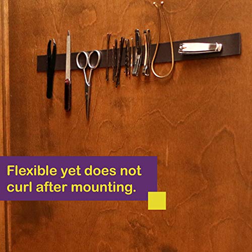 ATack Magnetic Tape Strip Roll, 2-Inch x 10-Foot, Self-Adhesive, Peel and Stick on Double-Sided Magnet Strips for Fridge, Crafts and DIY Projects - Thumbnail 4