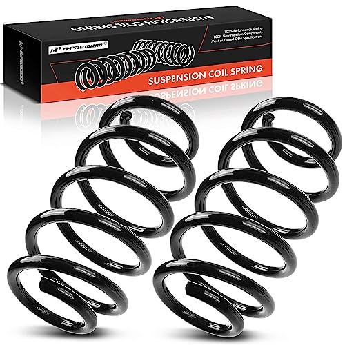 A-Premium 2Pcs Rear Suspension Coil Spring Set Compatible with Jeep Commander 2006 2007 2008 2009 2010, Driver and Passenger Side, Replace# 52124214AB, 52124215AB by A-Premium - Used condition - US$61.45