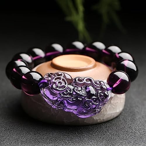 Jade 10 mm bracelet sans fermoir extensible en agate jaune femme - 5