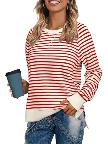 Glamaker Womens Long Sleeve Sweatshirt Crewneck...