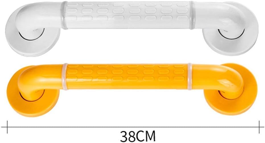 LCML Tub Grab Bar - 12 inch Bath Grab Bar Handicap Grab Bars White, Shower Aides for Seniors Wall Mounted Assist Rail Anti Slip Bathroom Safety Rail/Yellow/88Cm : Health & Household