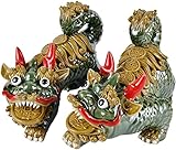 Feng Shui/Kylin Glücksstatue, Keramik, Wohlstand, Wohlstand, Statue, Heimdekoration, zieht Reichtum und Glück, Feng Shui Dekoration an