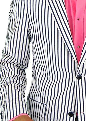 DTI BB Signature Men's Italian 2 Button Stretch Suit Blazer Jacket Trim Fit3