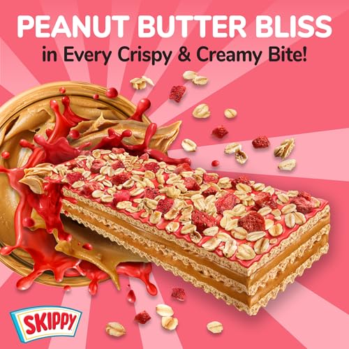 Image of SKIPPY P.B. & Jelly Wafer Bars, Strawberry Jelly Flavor, Real Fruit & Oats, 6 Individually Wrapped Bars (7.8 oz)