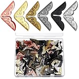 240 Stück Bucheckenschutz, Metalleckenschutz Retro Dreieckiges Schutzecke Dekorative Metall Buch Eckenschützer Corner Protecting für Scrapbooking Alben Fotoalbum Bücher Menüordner Deko Tagebücher