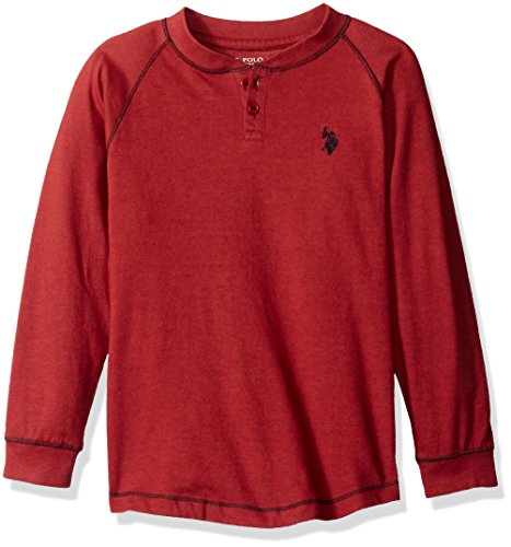 U.S. Polo Assn. Boys' Long Sleeve Henley Shirt