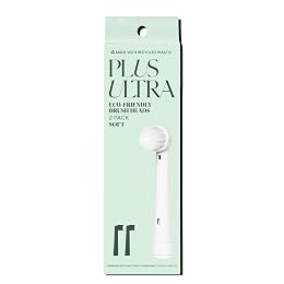 PLUS ULTRA Eco-Friendly Oral-B Compatible Electric Toothbrush Replacement Heads - 2 Heads Per Pack - Soft Toothbrush for Sensitive Teeth