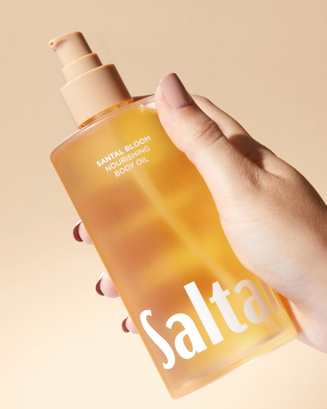 Saltair Body Oil. Jumbo Size Santal Bloom After Shower and Bath Oil for Women and Men. Botanical, Non-Greasy, and Well-Absorbing Moisturizer for Hydrating Dry Skin – 10oz Bottle