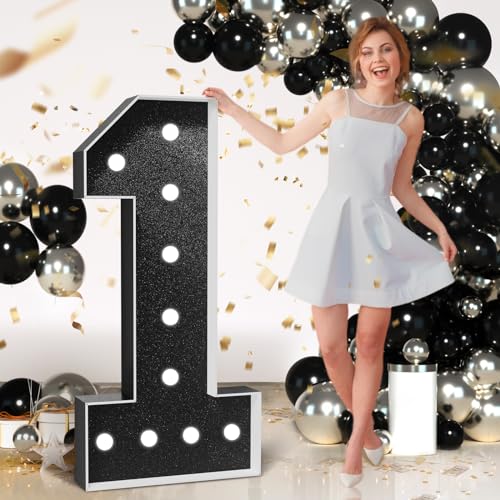 Marquee Numbers 4 ft tall light up numbers (1st) imprsv