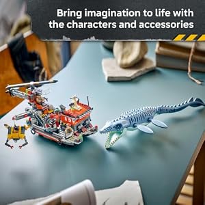 LEGO Jurassic World Mosasaurus Dinosaur Boat Attack 77983 — photo 4 of 6