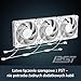 ARCTIC P12 Pro Reverse A-RGB – 3 Pack – 120 mm Premium Fan with Reverse Airflow, PWM Fan with Y Cable Splitter, 500-3000 RPM, 0 RPM <5% PWM, 5V Digital RGB, hydrodynamic Bearing, 4-Pin - White