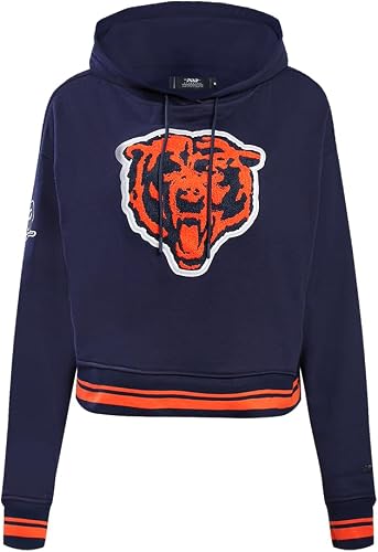 Pro Standard Womens NFL Chicago Bears Retro Classics Cropped Kapuzensweatshirt M
