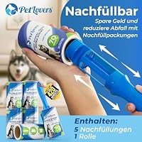 PetLovers Fusselrolle Tierhaare Extra klebrig 420 Blatt – Fusselrasierer Tierhaarentferner für Kleidung – Ansicht 6
