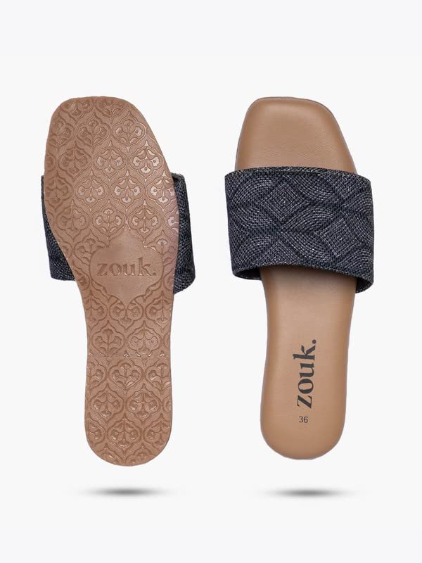 Image of ZOUK Womens Shalimar Qila Casual Flats Flat Sandal