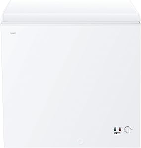 Candy CCHH 200E, Congelador Arcón Horizontal, Ancho 92CM, 196L, Tecnología Estática, 1 Cesto, Control Electrónico Externo, Indicador de Temperatura, Alarma Aumento de Temperatura, 39DB, Blanco          [Clase de eficiencia energética E]