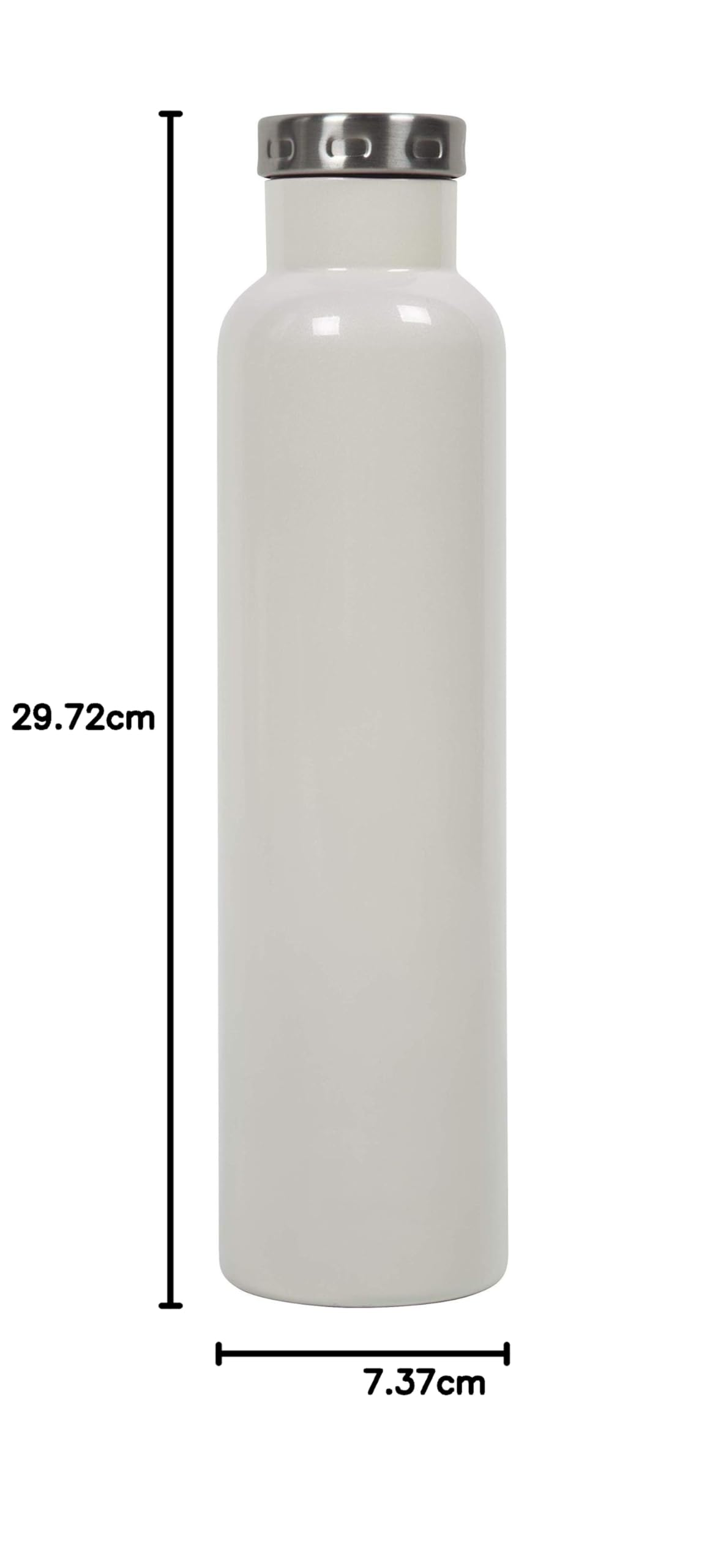 FIFTY/FIFTY Botella de Agua Wine Growler, Boca Estrecha, Seven Fifty, 750 ml/25 onzas