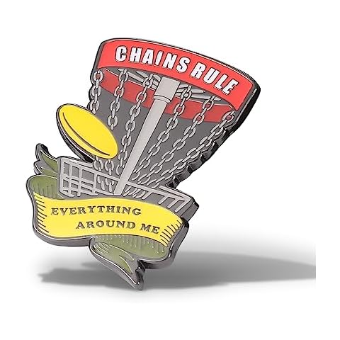 LQLMCOS Disc Golf Bag Pins Disc Golf Bag Accessories Quality Hard Enamel Decorate Your Bag Perfect Disc Golf Lapel Pins Cover