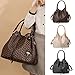 Women's Handbags PU Leather Top Handle Shoulder Bag Crossbody Shoulder Bag Design Luxury Tote Bag (White)