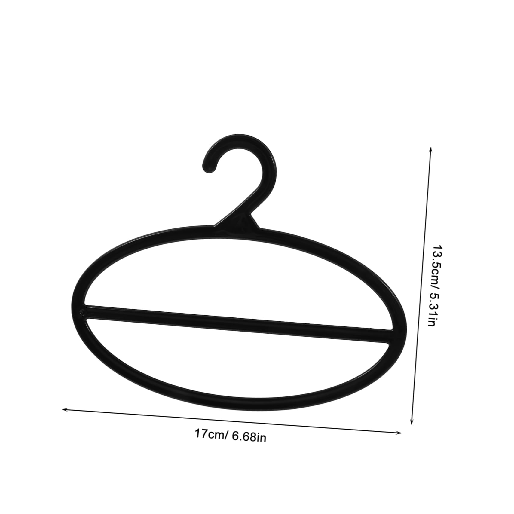 ABOOFAN Hanging Closet Organizers 10pcs Scarf Hangers 360-degree Rotation Plastic Tie and Accessory Holder